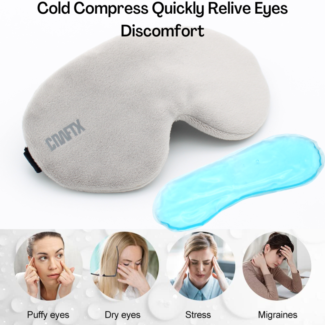 Cooling Gel Eye Mask – Soothing Relief for Puffy Eyes & Relaxation
