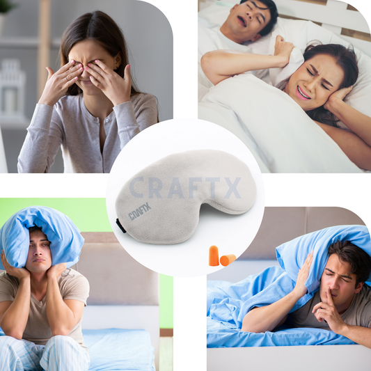End Travel Fatigue: Discover the Comfort of the Craftx Sleep Mask