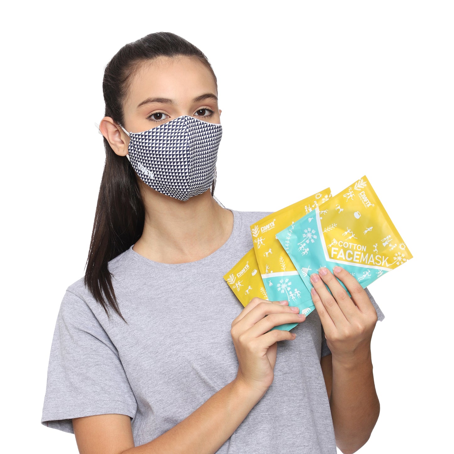 Craftx Cotton Face Mask set of 2