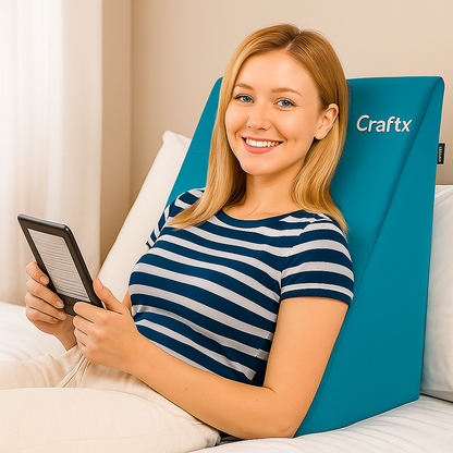 Premium Wedge Pillow – Memory Foam Orthopedic Support