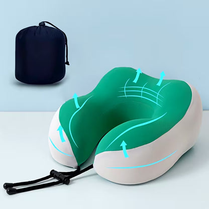 Craftx Pro Traveler - Ergonomic Memory Foam Neck Pillow for Travel