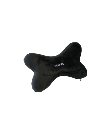 Craftx Car neck support pillow Bone Shape Memory Foam Set Of 2