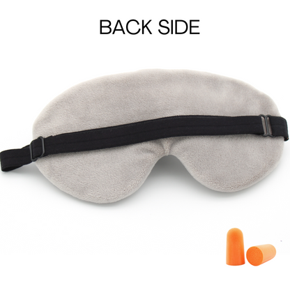 Super Soft Sleeping Eye Mask with Earplugs - Ultimate Comfort for Perfect Sleep