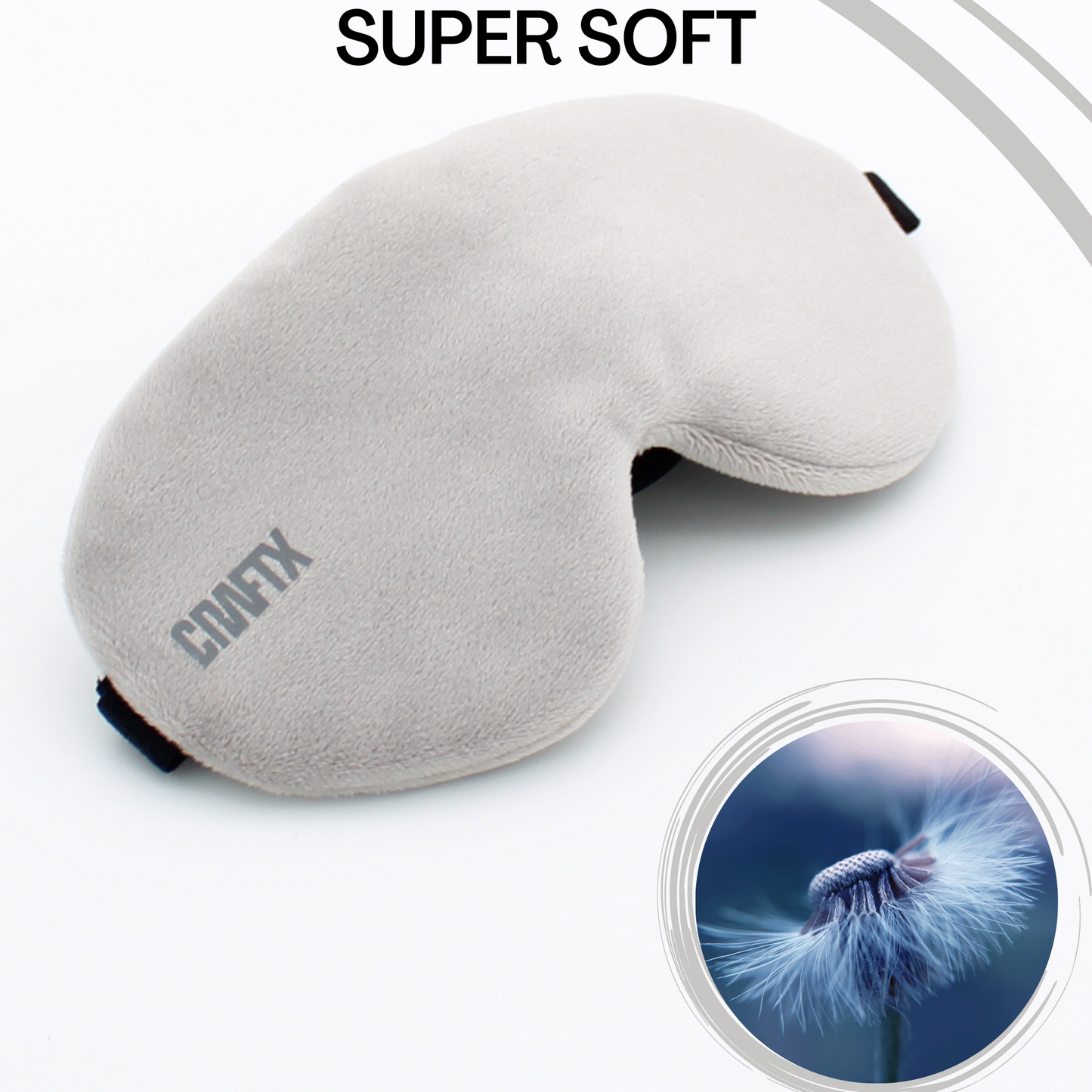 Super Soft Sleeping Eye Mask with Earplugs - Ultimate Comfort for Perfect Sleep