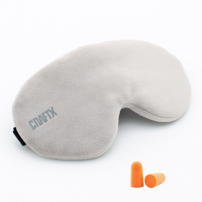 Super Soft Sleeping Eye Mask with Earplugs - Ultimate Comfort for Perfect Sleep