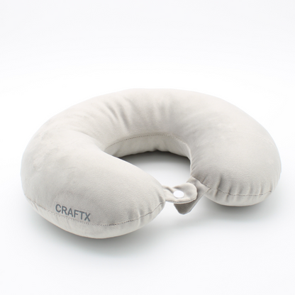 Craftx Travel Pillow With Eye Mask Micro Fiber