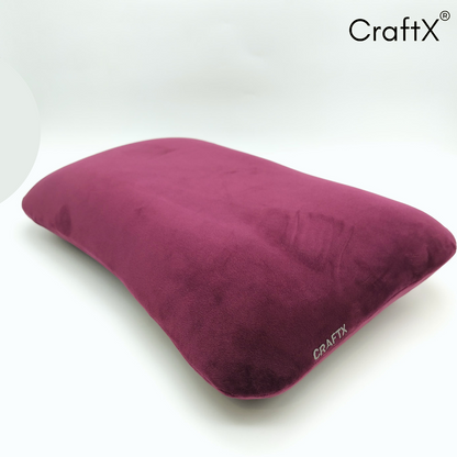 Craftx Elite Snooze Ultra-Soft Pillow – Wake Up Refreshed Memory Foam Solid Orthopaedic Pillow