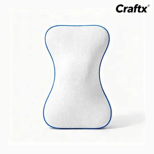 Knee Pillow for Side Sleepers | Pure Memory Foam | Hip & Joint Pain Relief – Ergonomic Leg Support Cushion by Craftx