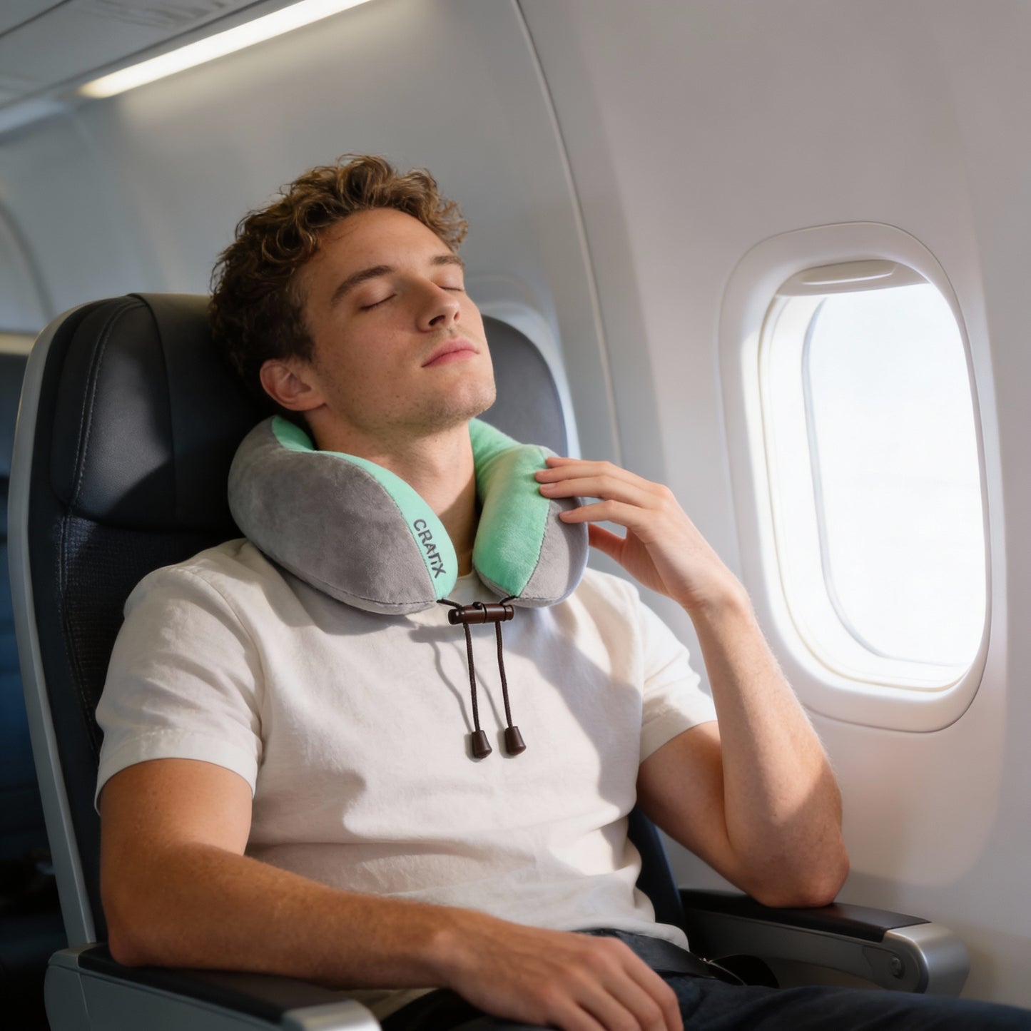 Craftx Premium Memory Foam Travel Pillow